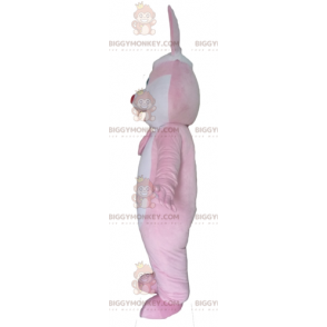 Gigantisk rosa og hvit kanin BIGGYMONKEY™ maskotkostyme - Kanin maskot - BIGGYMONKEY_03241 - BiggyMonkey.com