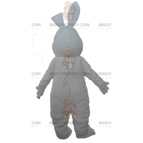 Χαριτωμένη και φλερτική στολή μασκότ Big White and Red Rabbit