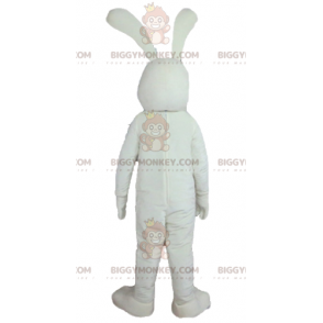 Big Fun hvid og lyserød kanin BIGGYMONKEY™ maskotkostume -