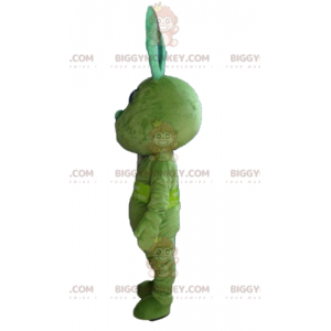 Sjovt og skævt All Green Rabbit BIGGYMONKEY™ maskotkostume -