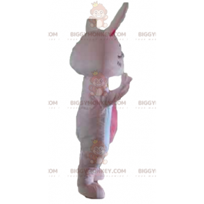 BIGGYMONKEY™ Mascot Costume Giant Pink and White Rabbit With
