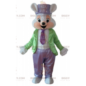 Very Stylish Fancy Dress White and Pink Rabbit BIGGYMONKEY™