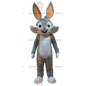 Traje de mascote BIGGYMONKEY™ famoso coelho cinza da Looney