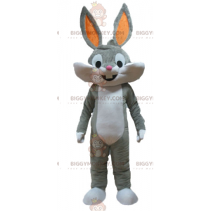 Στολή μασκότ Looney Tunes Famous Grey Rabbit Bugs Bunny BIGGYMONKEY™ - Μασκότ διάσημων χαρακτήρων - BiggyMonkey.com