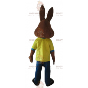 Στολή μασκότ Nesquik Famous Brown Bunny Quicky BIGGYMONKEY™ -