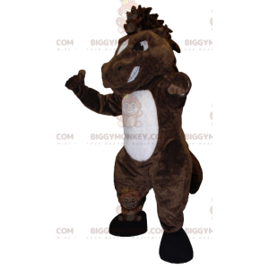 Kostým maskota BIGGYMONKEY™ Hnědobílého koně – Biggymonkey.com