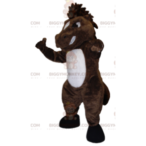 BIGGYMONKEY™ Walgelijk uitziend bruin en wit