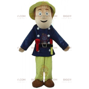 Costume da mascotte Explorer Man BIGGYMONKEY™ con cappello