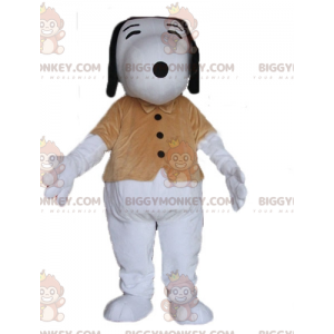 Fato de mascote do famoso cão de desenho animado Snoopy