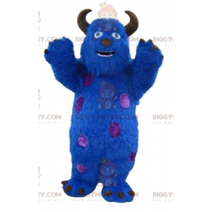 BIGGYMONKEY™ maskotdräkt av Sully berömda lurviga monster från