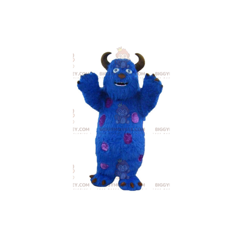 Costume de mascotte BIGGYMONKEY™ de Sully monstre poilu de Costume de mascotte BIGGYMONKEY™ de Sully monstre poilu de