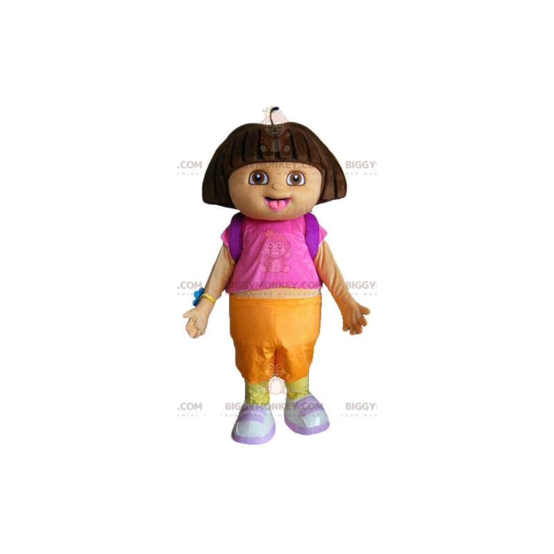 Costume da mascotte BIGGYMONKEY™ della famosa ragazza dei Costume da mascotte BIGGYMONKEY™ della famosa ragazza dei