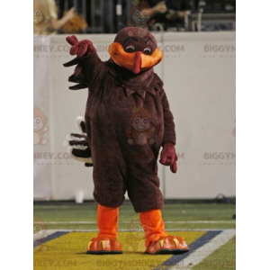 Brown and Orange Bird BIGGYMONKEY™ Mascot Costume –