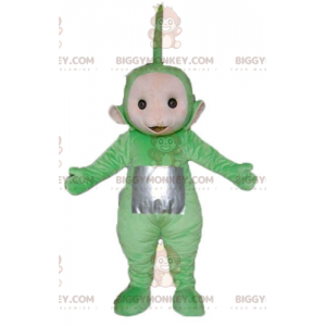 Costume de mascotte BIGGYMONKEY™ de Dipsy le Télétubbies vert