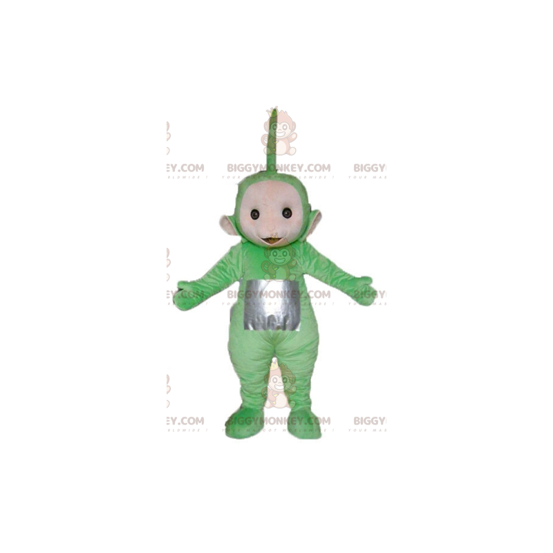 Dipsy il famoso costume della mascotte dei teletubbies verdi