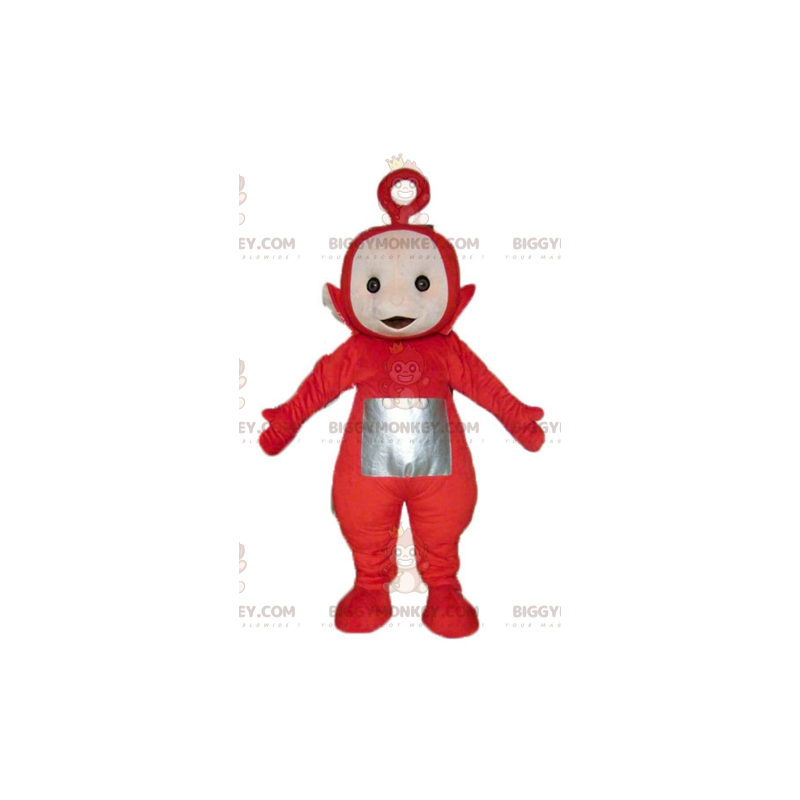 Traje de mascote BIGGYMONKEY™ para os famosos teletubbies Traje de mascote BIGGYMONKEY™ para os famosos teletubbies