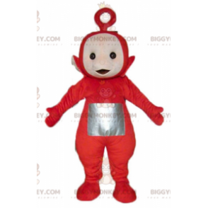 Costume de mascotte BIGGYMONKEY™ de Po le Télétubbies rouge de