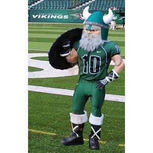Bearded Viking BIGGYMONKEY™ maskotkostume klædt i sportstøj -