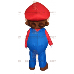 Mario famous video game character BIGGYMONKEY™ mascot costume -