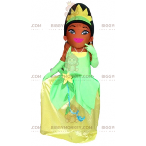  BIGGYMONKEY™ Costume da mascotte della principessa Tiana de La principessa e il ranocchio - BiggyMonkey.com