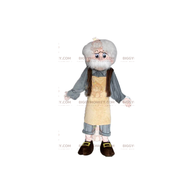 Geppetto Famous Pinocchio Character BIGGYMONKEY™ Mascot Costume