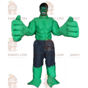 Marvel Famous Green Hulk Character BIGGYMONKEY™ Mascot Costume