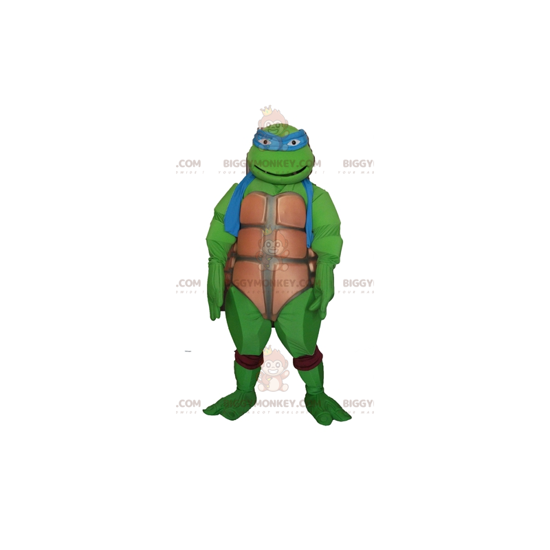 Costume de mascotte BIGGYMONKEY™ de tortue ninja avec un bandeau rouge