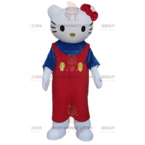 Disfraz de mascota Hello Kitty famoso gato de dibujos animados