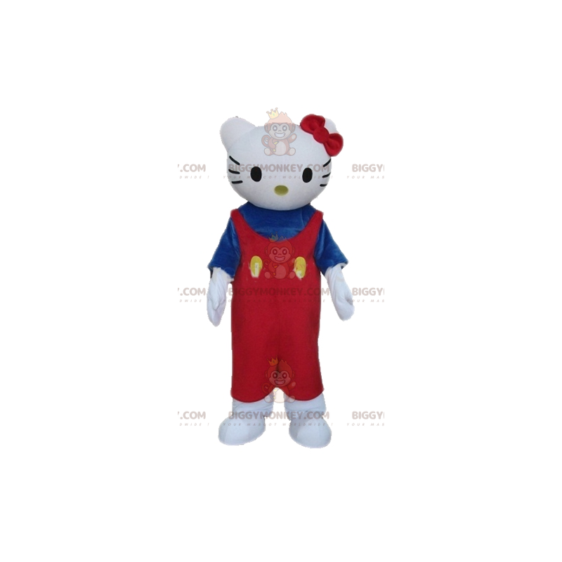 Disfraz de mascota Hello Kitty famoso gato de dibujos animados Disfraz de mascota Hello Kitty famoso gato de dibujos animados