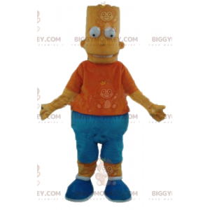 Bart's Famous Yellow Character BIGGYMONKEY™ Mascot Costume from