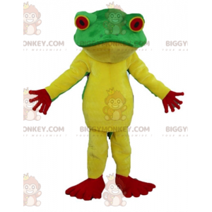 Velmi úspěšný kostým maskota BIGGYMONKEY™ žluté červené a
