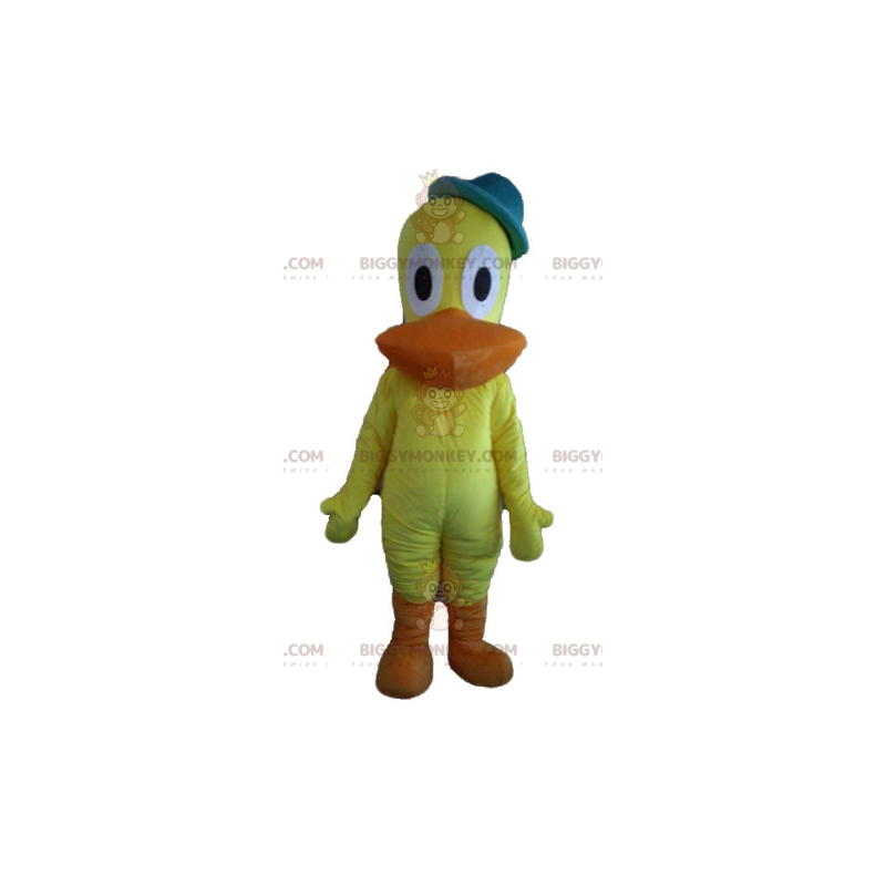 BIGGYMONKEY™ Yellow and Orange Canary Duck Mascot Costume with