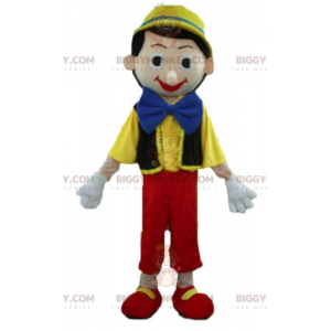 Pinocchio berømte tegneseriefigur BIGGYMONKEY™ maskotkostume -