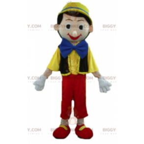 Słynna postać z kreskówki Pinokio Kostium maskotki BIGGYMONKEY™ - Znani ludzie maskotki - BIGGYMONKEY_03312 - BiggyMonkey.com