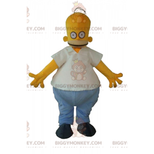 Homer Simpson Beroemd stripfiguur BIGGYMONKEY™ mascottekostuum