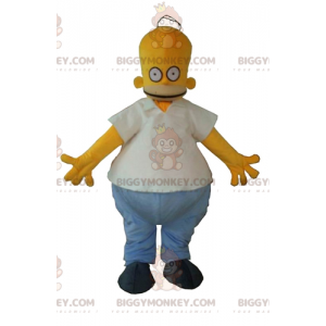 Κοστούμι μασκότ Homer Simpson διάσημος χαρακτήρας κινουμένων