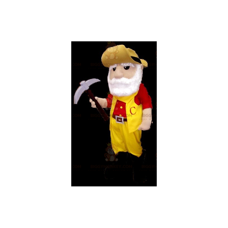 Disfraz de mascota Miner Bearded Gold Digger BIGGYMONKEY™ - Mascotas sin clasificar - BIGGYMONKEY_0405 - BiggyMonkey.com