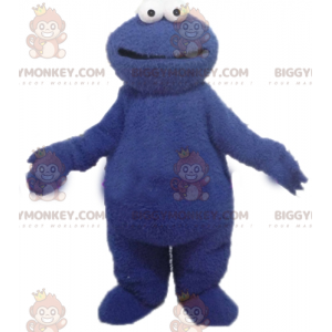 Costume de mascotte BIGGYMONKEY™ de monstre bleu de Grover de