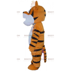 Tigger Orange White and Black Tiger BIGGYMONKEY™ Mascot Costume