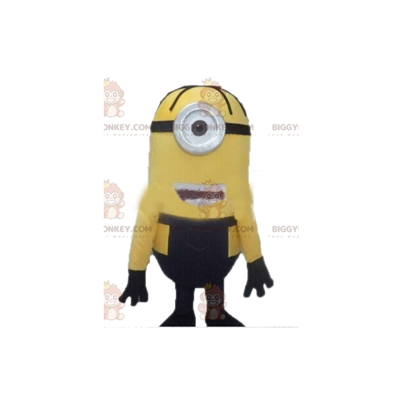 Costume de mascotte BIGGYMONKEY™ de Minion personnage jaune de Costume de mascotte BIGGYMONKEY™ de Minion personnage jaune de