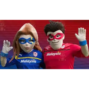 mascote do casal de super-heróis BIGGYMONKEY™s – Biggymonkey.com