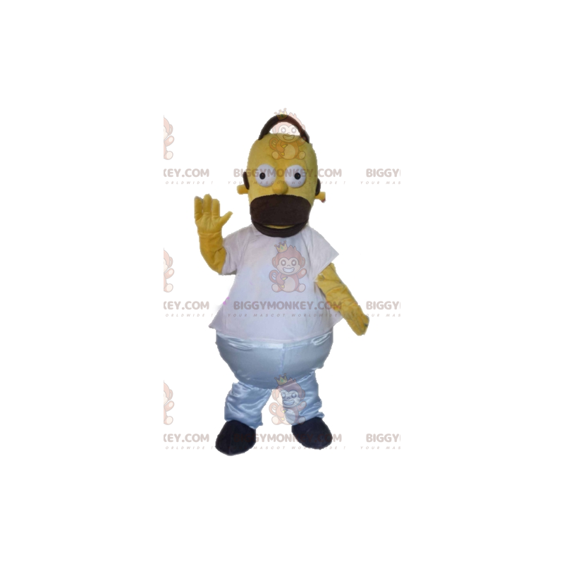 Homer Simpsons berömda seriefigur BIGGYMONKEY™ maskotdräkt -