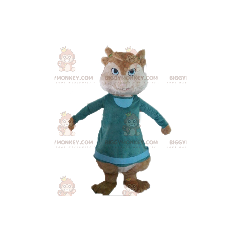 Στολή μασκότ του Alvin and the Chipmunks Brown Squirrel BIGGYMONKEY™ - Μασκότ διάσημων χαρακτήρων - BiggyMonkey.com
