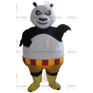 BIGGYMONKEY™ maskotdräkt av Po, den berömda pandan från den