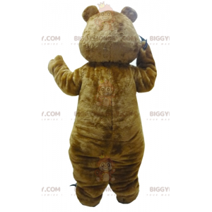 Brown and White Teddy Bear BIGGYMONKEY™ Mascot Costume with