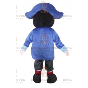 Disfraz de mascota de BIGGYMONKEY™ Capitán pirata muy sonriente
