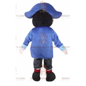 Disfraz de mascota de BIGGYMONKEY™ Capitán pirata muy sonriente