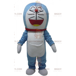 Disfraz de la mascota del famoso gato azul manga Doraemon