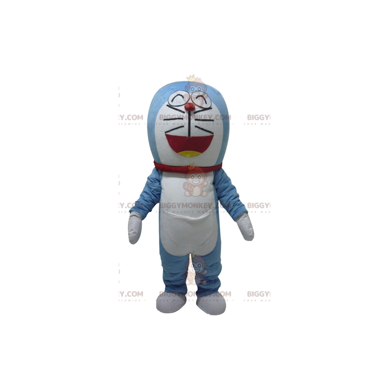 Doraemon berömda manga blå katt BIGGYMONKEY™ maskotdräkt - Doraemon berömda manga blå katt BIGGYMONKEY™ maskotdräkt -