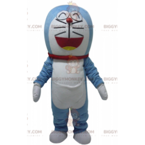 Doraemon berømt manga blå kat BIGGYMONKEY™ maskot kostume - Masker berømte mennesker - BIGGYMONKEY_03333 - BiggyMonkey.com